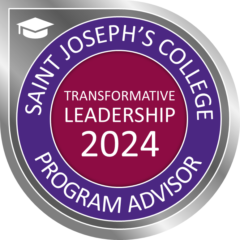 Transformative Leadership Program Advisor Member Badge.